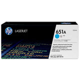 HP 651A (CE341A) Cyan Original LJ Toner Cartridge